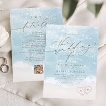 Guiones modernos de arena corazones playa boda tod