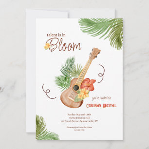 Invitación Guitar Botánico