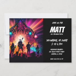 Invitación Guitarista del Concierto de Música