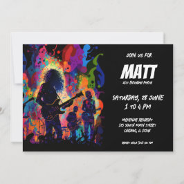 Invitación Guitarista del Concierto de Música