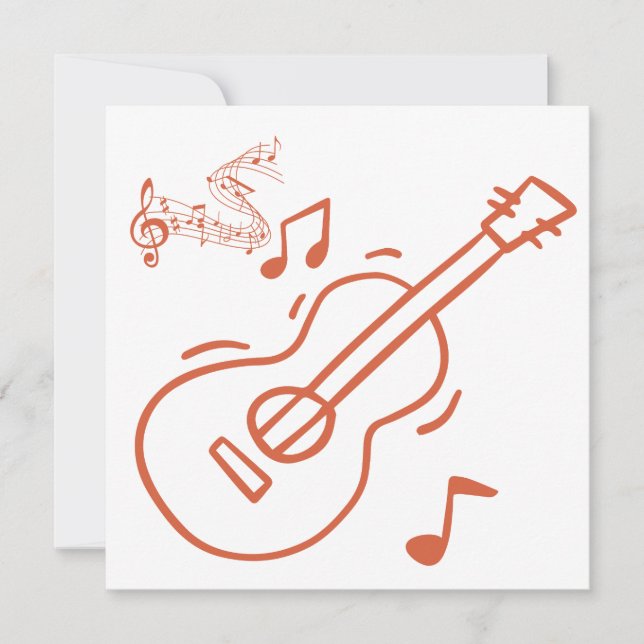 Invitación guitarra (Anverso)