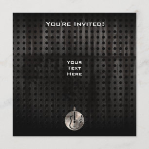 Invitación Guitarra acústica robusta