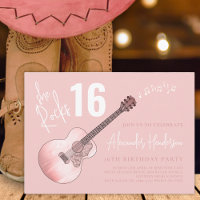 Guitarra de Música Country Fiesta de Cumpleaños 16
