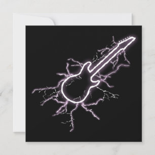 Invitación Guitarra eléctrica
