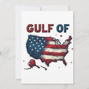 Invitación Gulf of America USA Map Trump USA Gulf of Mexico