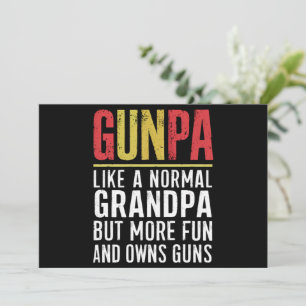 Invitación Gunpa Como Un Abuelo Normal Pero Más Diversión Y D