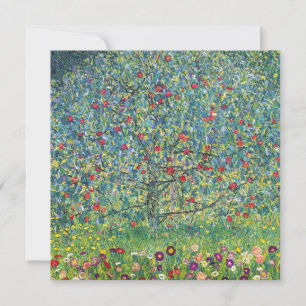 Invitación Gustav Klimt - Árbol de manzanas