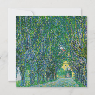 Invitación Gustav Klimt - Avenida en el Parque Schloss Kammer