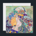 Invitación Gustav Klimt - Bebé / Cuna<br><div class="desc">Bebé / Cuna - Gustav Klimt,  Petróleo en lienzo,  1917-1918</div>