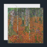 Invitación Gustav Klimt - Birch Wood<br><div class="desc">Madera Birch - Gustav Klimt,  Oil on Canvas,  1903</div>