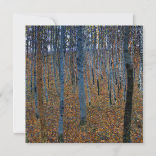 Invitación Gustav Klimt - Bosque de Hayas I