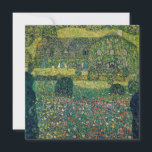 Invitación Gustav Klimt - Casa de campo del artista<br><div class="desc">Casa de campo por el Attersee - Gustav Klimt,  Oil on Canvas,  1914</div>