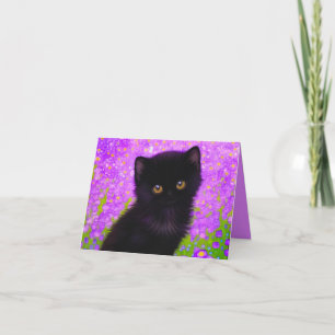 Invitación Gustav Klimt Cat