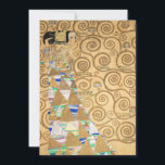 Invitación Gustav Klimt - Expectativa, Frieze Stoclet<br><div class="desc">El árbol de la vida,  Stoclet Frieze,  Expectation - Gustav Klimt,  Cardboard,  1909</div>
