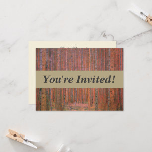 Invitación Gustav Klimt Fir Forest Tannenwald