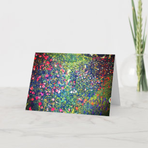 Invitación Gustav Klimt Italian Garden