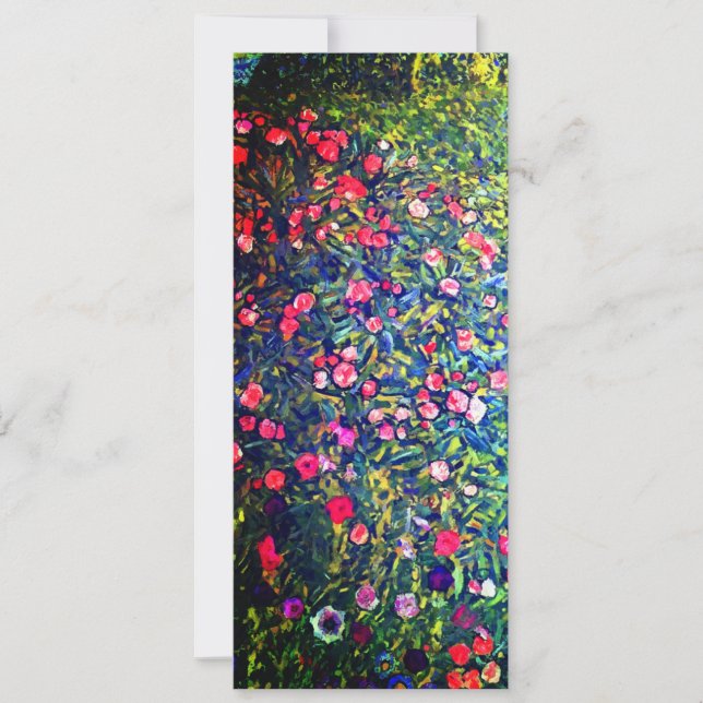 Invitación Gustav Klimt Italian Garden (Anverso)