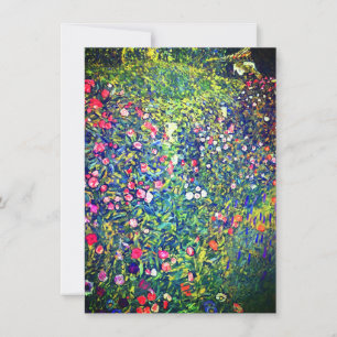 Invitación Gustav Klimt Italian Garden