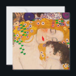Invitación Gustav Klimt - Madre e hijo<br><div class="desc">Gustav Klimt - Madre e hijo - Madre e hijo es una sección detallada de la pintura de las Tres Edades de la Mujer de 1905. Este cuadro se conoce también como "Le Tre Eta Della Donna". Esta imagen se centra sólo en una parte de la obra, la madre y...</div>