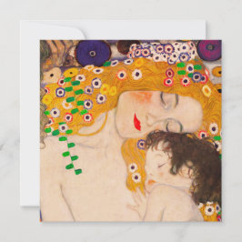 Invitación Gustav Klimt - Madre e hijo