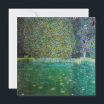 Invitación Gustav Klimt - Parque de Schloss Kammer am Atterse<br><div class="desc">Estanque de Schloss Kammer en Attersee / El parque de Schloss Kammer am Attersee - Gustav Klimt,  Oil on Canvas,  1910</div>