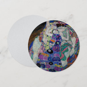 Invitación Gustav Klimt Pintando La Virgen