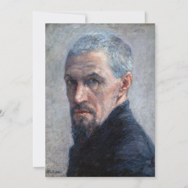 Invitación Gustave Caillebotte - Autoretrato (Anverso)