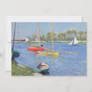 Invitación Gustave Caillebotte - El Sena en Argenteuil