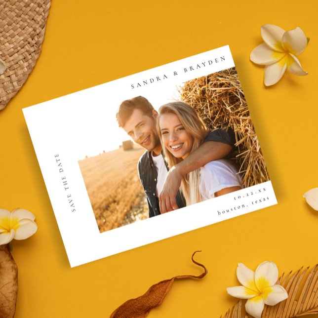 Invitación H MOD 2 Foto simple Guardar la fecha (Subido por el creador)