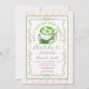 Invitación Ha encontrado su Desayuno Nupcial de Matcha perfec