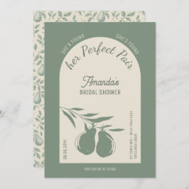 Invitación Ha encontrado su ducha pear perfecta