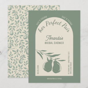Invitación Ha encontrado su ducha pear perfecta