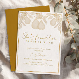 Invitación Ha encontrado su perfíz perfecto | Ducha de novia 