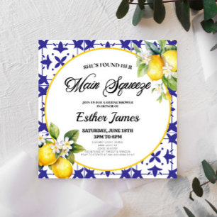 Invitación Ha encontrado su principal ducha de limón de hielo