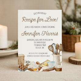 Invitación ¡Ha Encontrado su Receta para el Amor! Despedida d