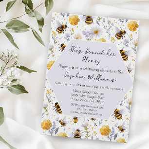 Invitación Ha Encontrado Sus Abejas Florales Despedida de Sol