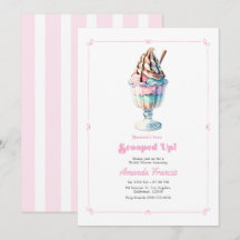 ¡Ha sido escogida! Pastel Sundae Despedida de solt