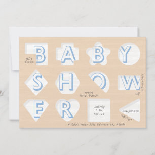 Invitación Habilidades de formas para bebés