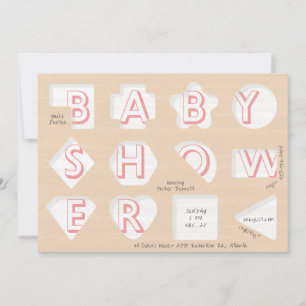 Invitación Habilidades de formas para bebés