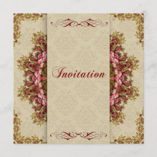 Invitación Habitación italiana del jardín del renacimiento -
