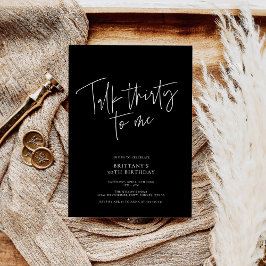 Invitación Hablar Treinta para Mí Moda 30 cumpleaños