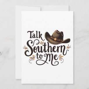 Invitación Hable sureño conmigo gracioso Gorra de Cowboy occi