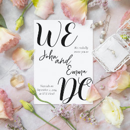 Invitación HACEMOS Boda