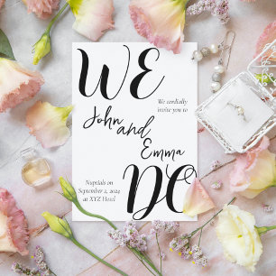 Invitación HACEMOS Boda