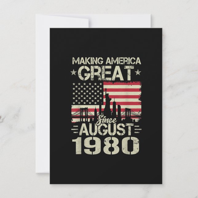Invitación Hacer a Estados Unidos grande desde el regalo de c (Anverso)