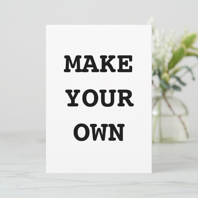 INVITACIÓN HACER LO SUYO (Anverso de pie)