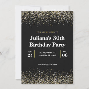 Invitación Hacer que 30 parezca un buen cumpleaños plateado e