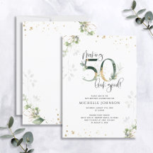 Hacer que 50 parezca un buen cumpleaños botánico d