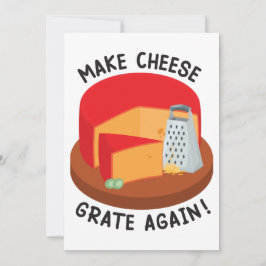 Invitación Hacer que el queso pase de nuevo