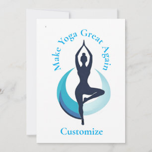 Invitación Hacer que el yoga sea grande de nuevo Thunder_Cove